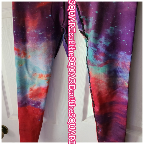 Lotus leggings & old navy top BUNDLE galaxy space universe outerspace sky clouds - Picture 6 of 10